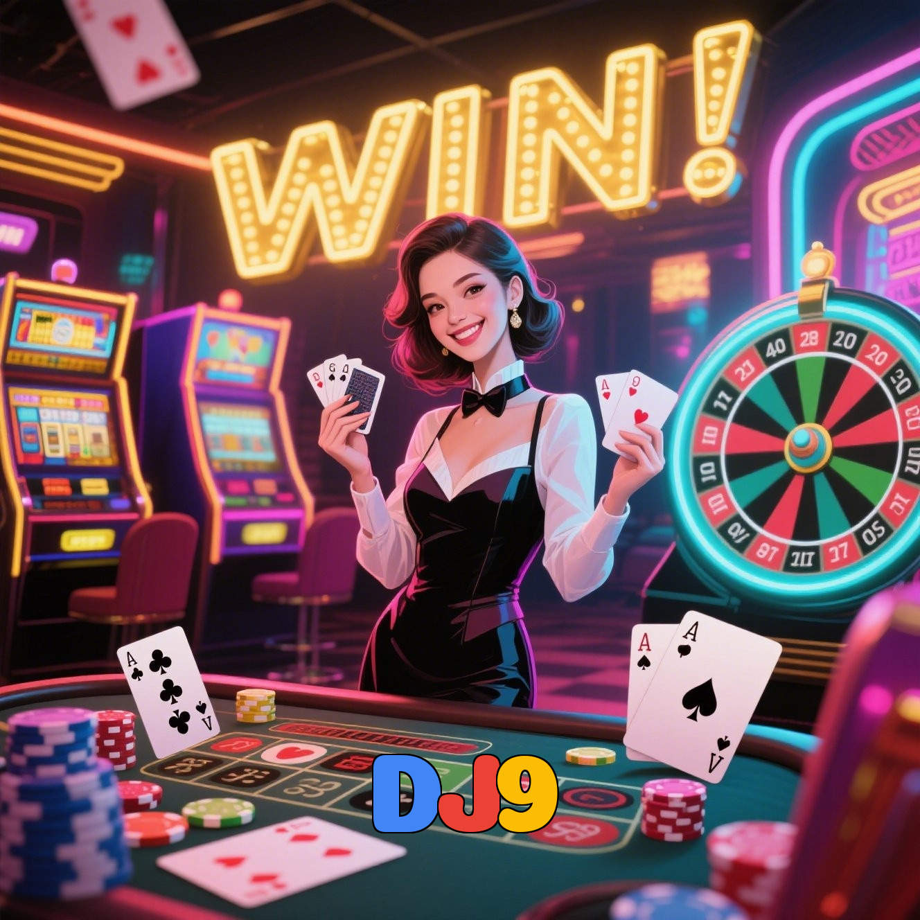 DJ9:Gire as slots e conquiste o jackpot agora mesmo!