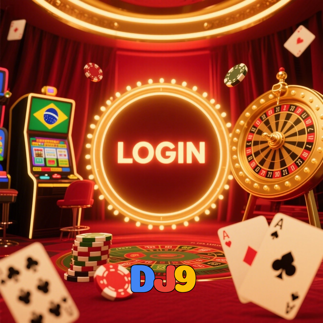 DJ9:Jogue poker, aposte no futebol e leve prêmios incrÃveis no cassino!