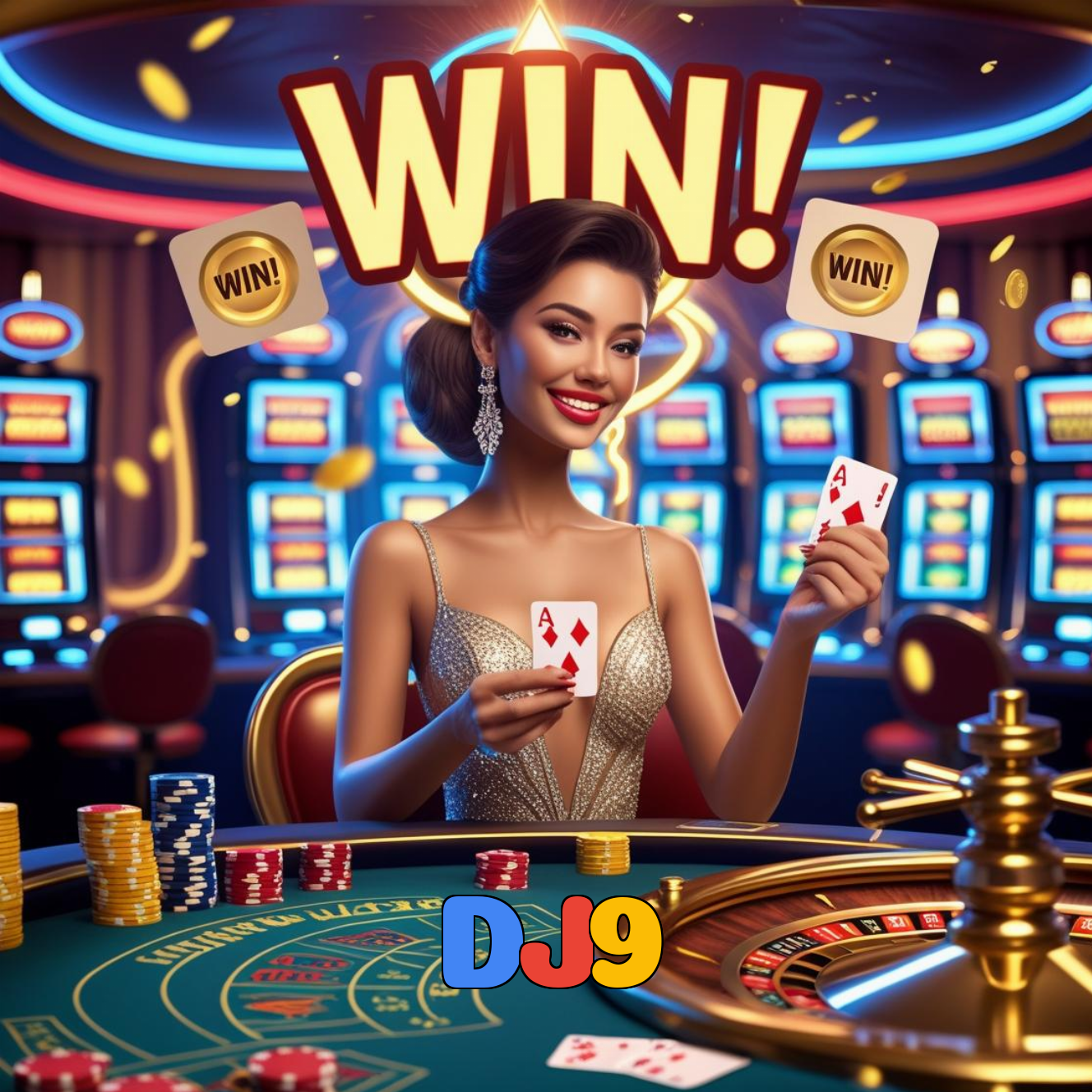 DJ9：A emoção do blackjack te espera! Aposte e vença agora!