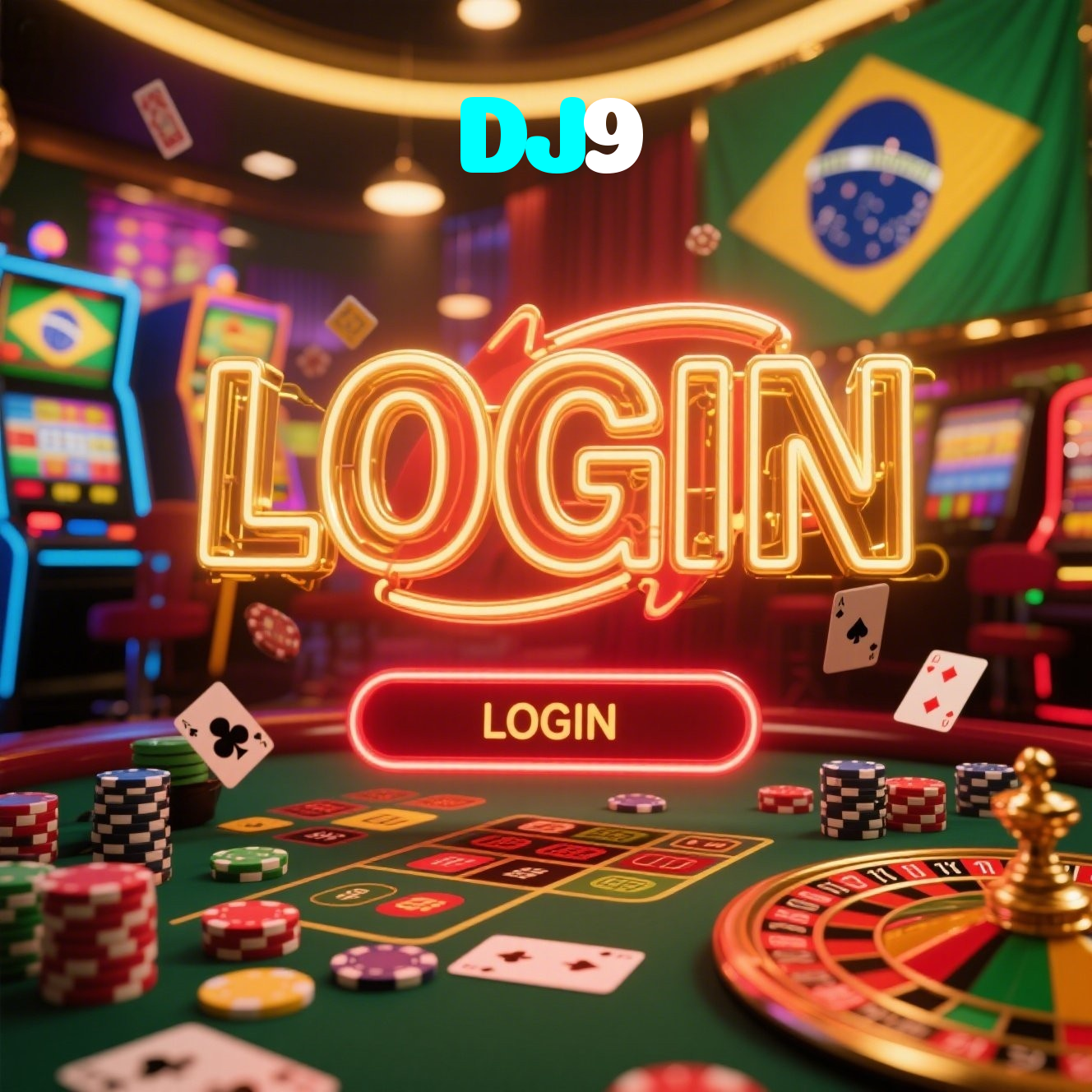 DJ9：Gire as slots e vença com grandes prêmios!