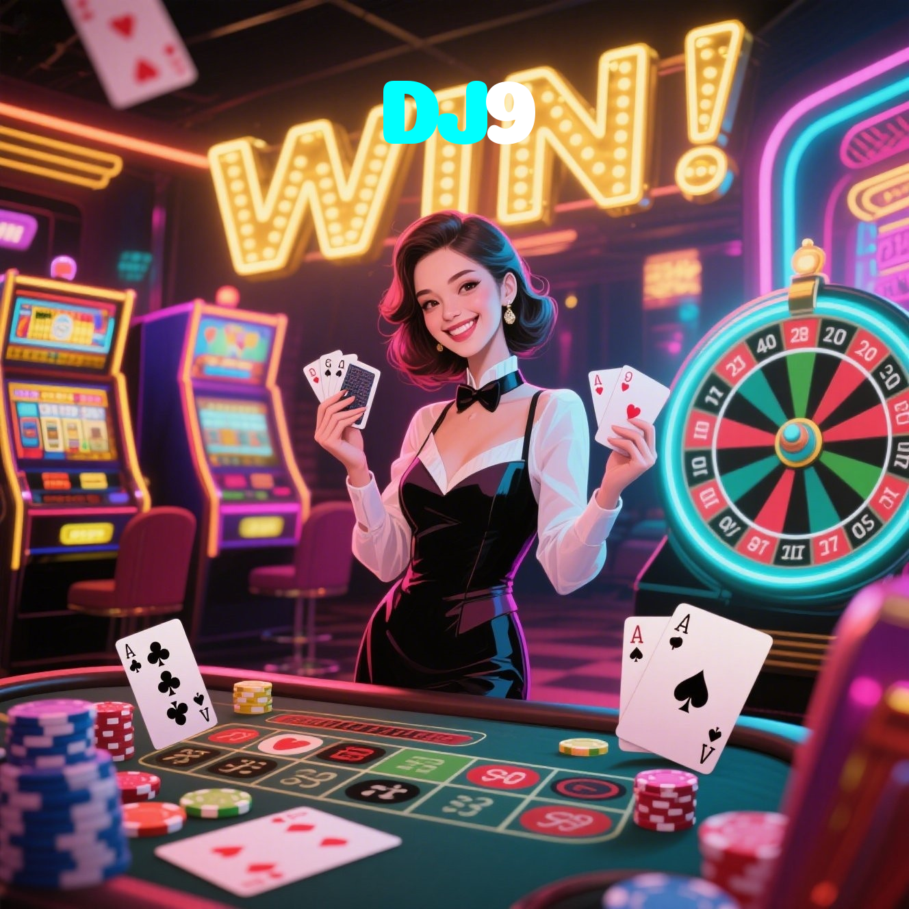 DJ9:Onde sua sorte brilha com poker, roleta e apostas no futebol online!