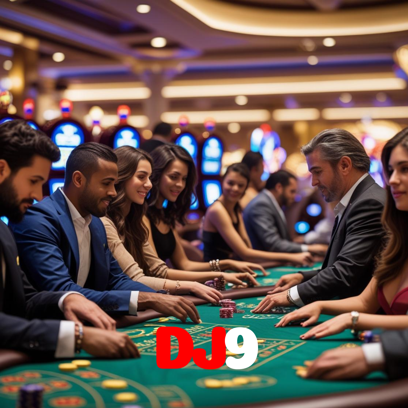 DJ9:Sinta a emoção do poker online! Mostre que você é o mestre das cartas!