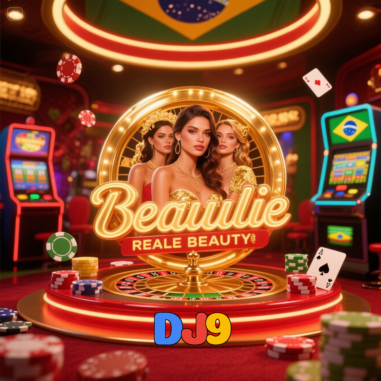 DJ9：Aposte nas mesas de poker e vença com estilo!