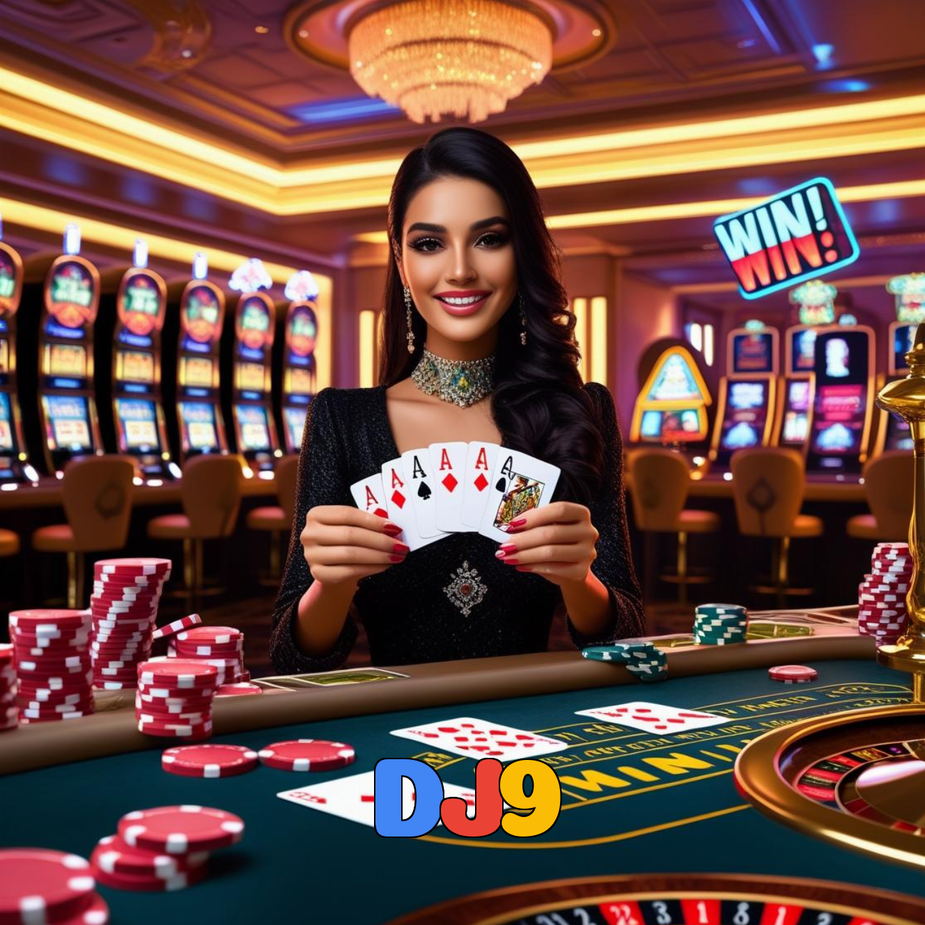 DJ9：Gire nas slots e conquiste o prêmio da sua vida!