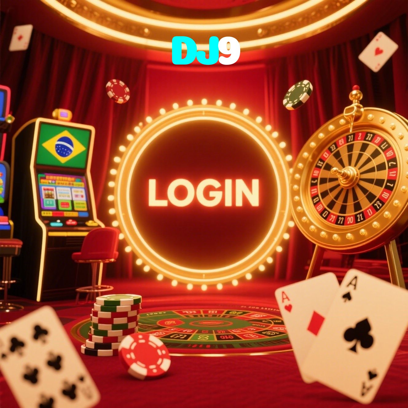 DJ9:Gire as slots e conquiste o jackpot agora mesmo!