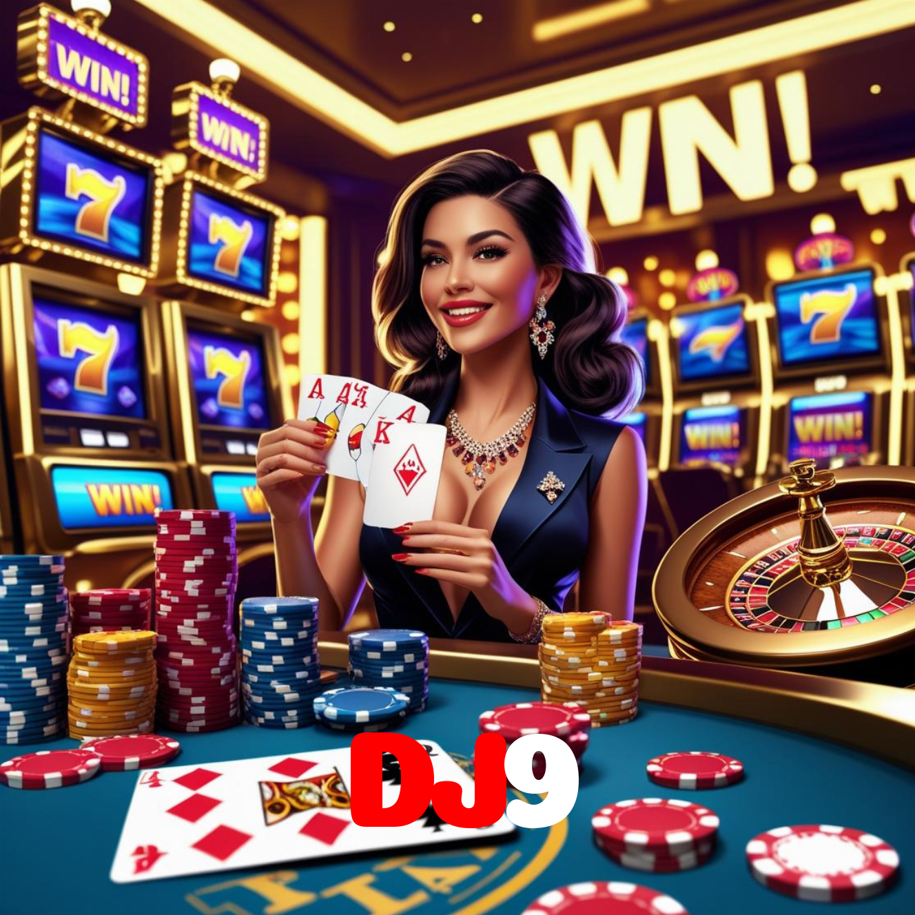 DJ9:Jogue nas mesas de poker e conquiste prêmios épicos!