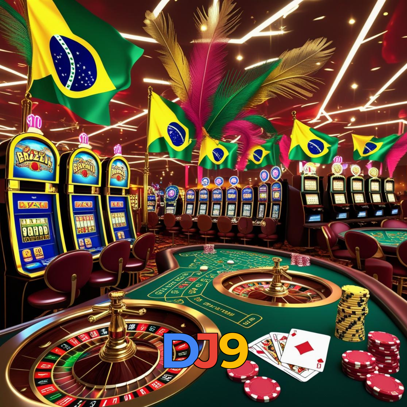 DJ9:Ganhe prêmios em jogos de poker e aposte no futebol com grandes odds!