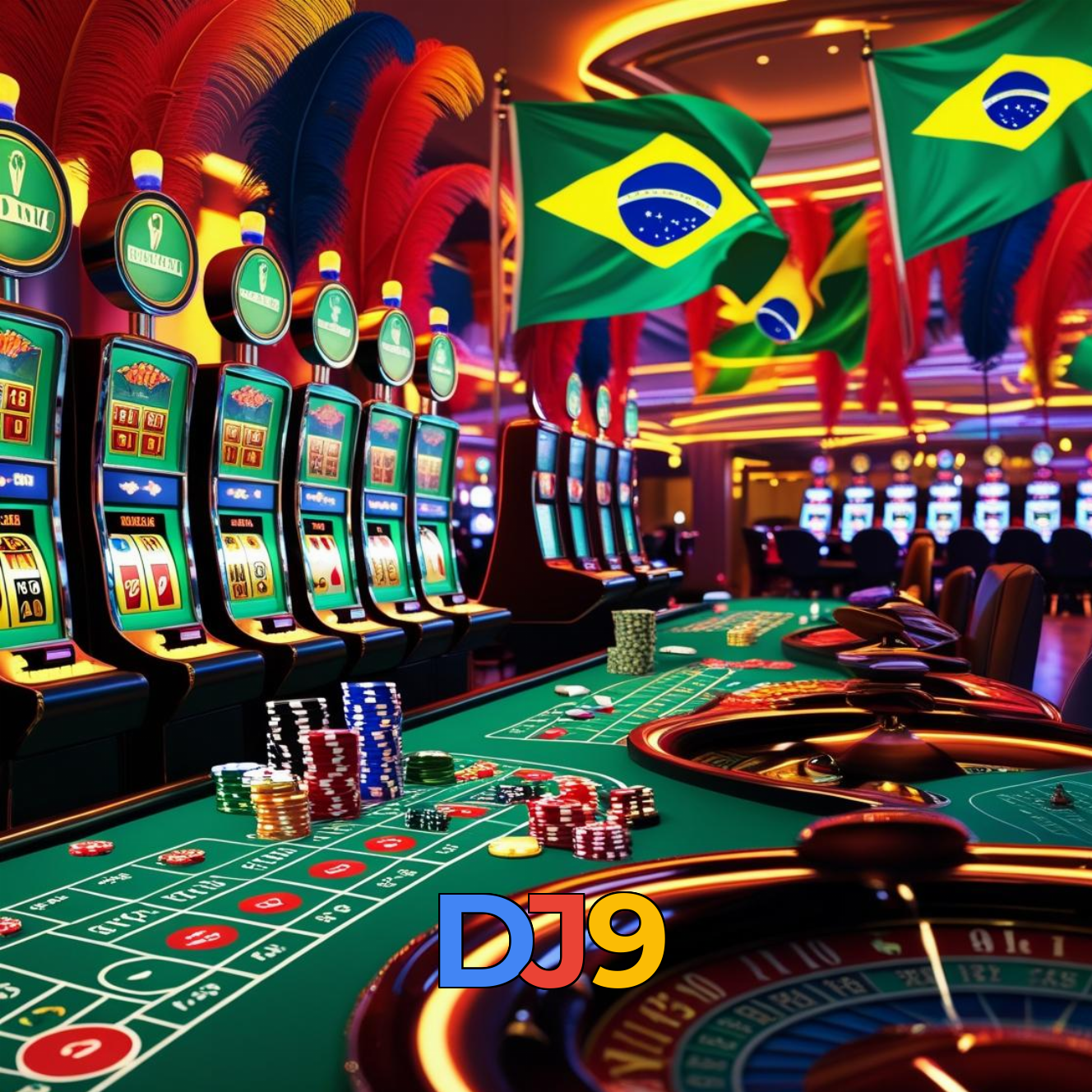 DJ9:Jogue slots, poker e aposte no futebol para prêmios incríveis!