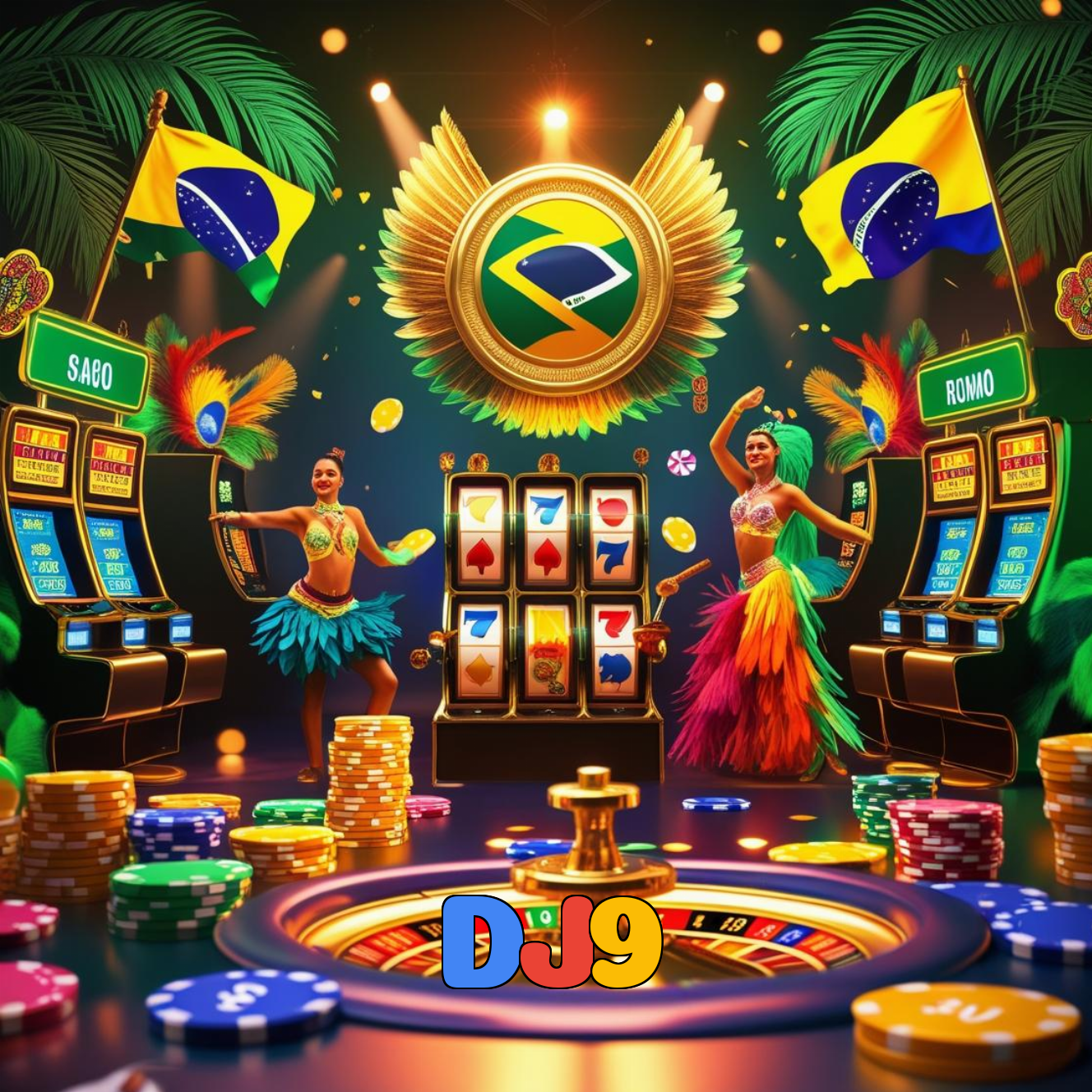 DJ9：Gire as slots e conquiste prêmios incríveis!