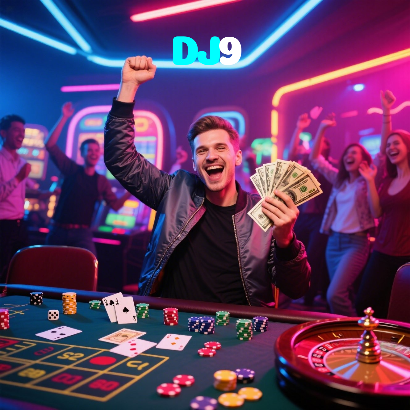 DJ9：Gire as slots e conquiste o jackpot agora mesmo!