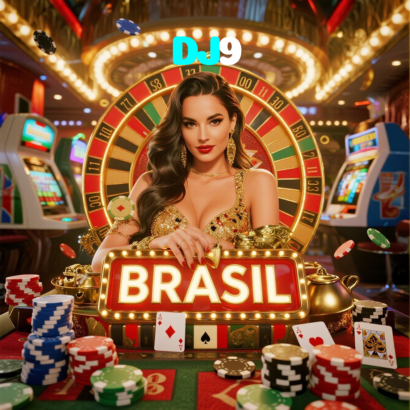 DJ9：Aposte no seu time e vença na roleta e no blackjack online!