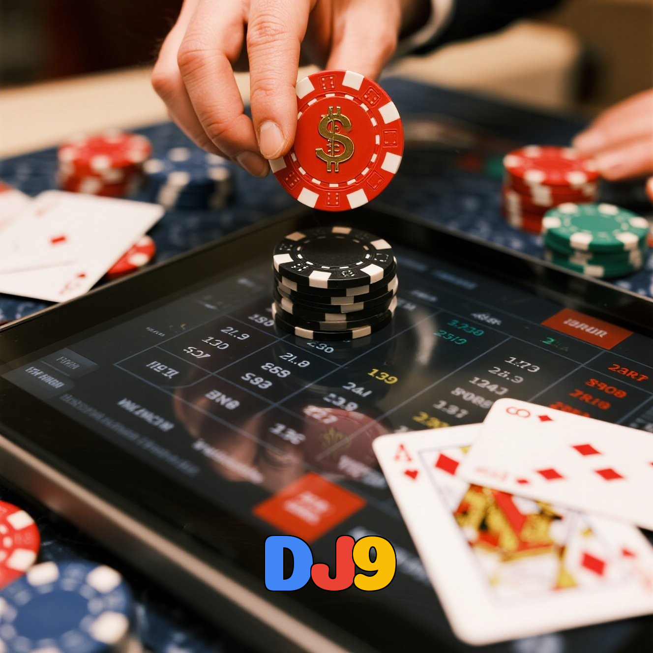 DJ9：Jogue poker e prove que você é o melhor nas cartas!