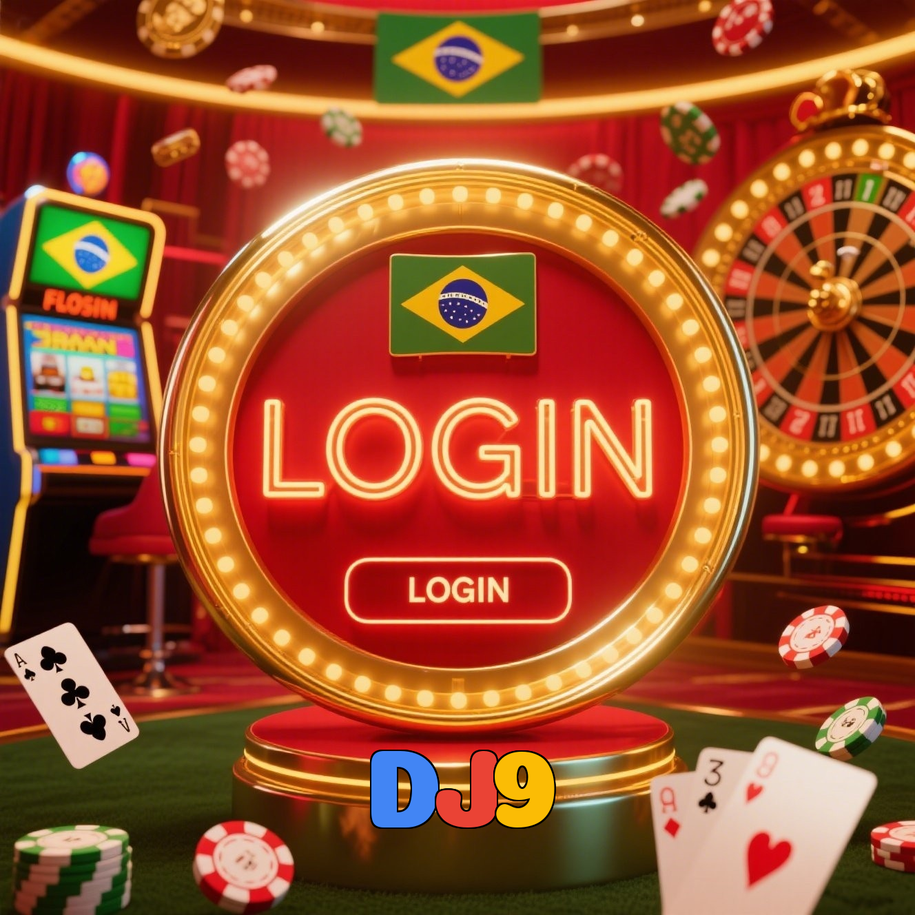 DJ9:Aposte nas melhores máquinas caça-níqueis e leve o jackpot!