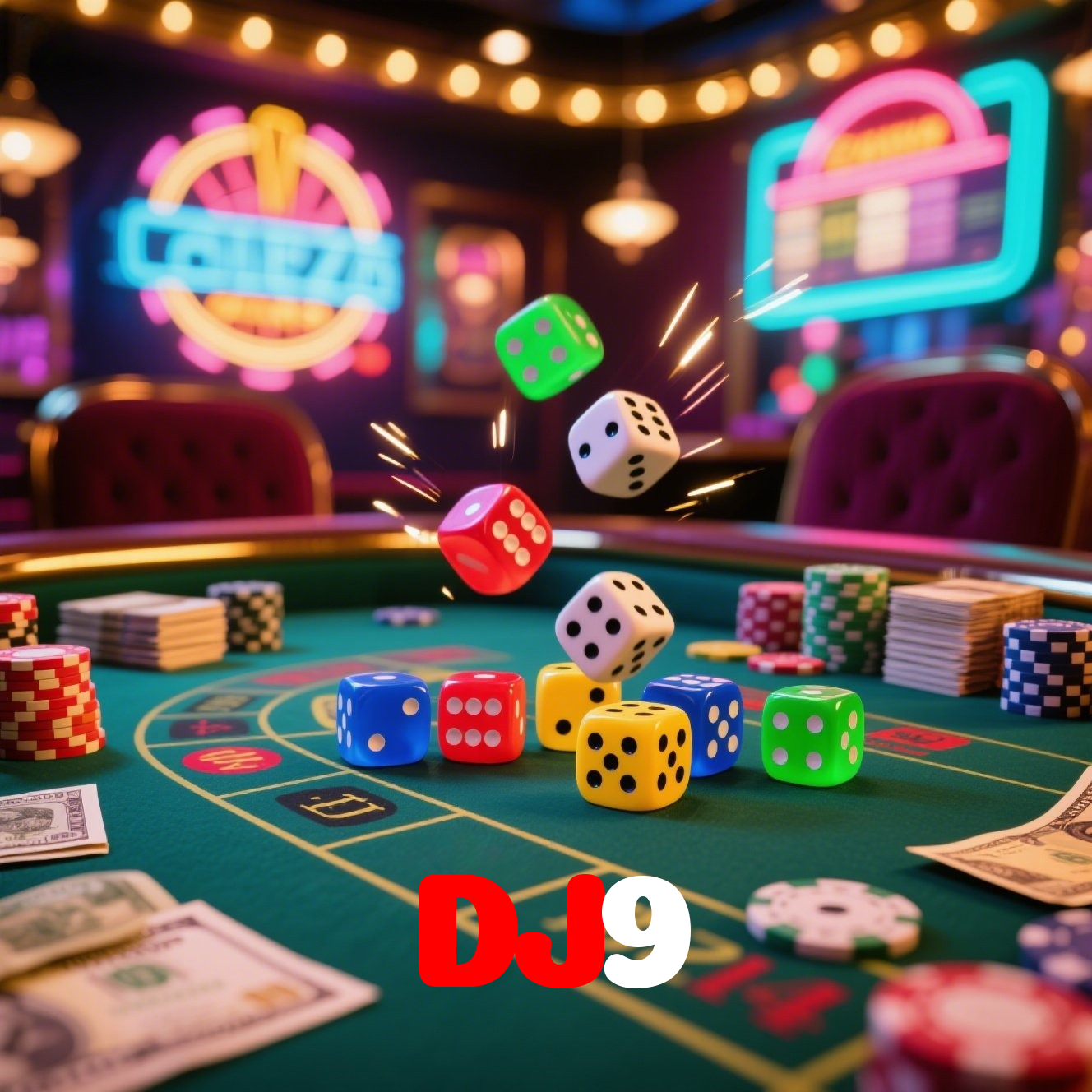 DJ9:Jogue no cassino mais seguro com blackjack, poker e futebol online!